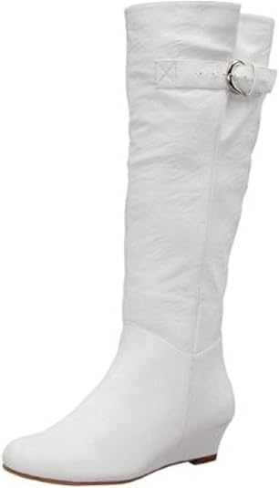 top moda white boots