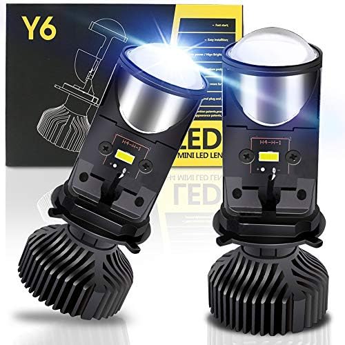 最新モデル登場 Luckin Tech H4 Led ヘッドライト しっかりカットライン Hi Lo 旧車対応 5500k 車検対応 超コンパクトで明るい 2 Lumileds社製 lm Dc12v車対応 高放熱性能ファン 100lm Cspチップ搭載 ホワイト 倉庫 2個入