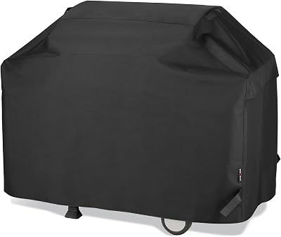 Unicook 65 inch Waterproof Barbecue Cover for Weber Char Broil Black