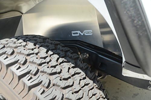 DV8 Aluminum Inner Fender Rear Raw Jeep JK