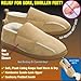 Adjustable Swollen Feet Loafers, Mens X-Large (11-12), Tan, 1 pair