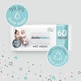 Dadamuma 99.9% Pure Water Baby Wipes 4x60 Allergy UK Approved view 4