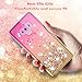 LK Case for Galaxy Note 9, [Gradient Quicksand Series] Glitter Floating Flowing Sparkle Flexible TPU Bling Diamond Clear Protective Case for Samsung Galaxy Note 9 - Gold