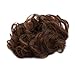 Scrunchy Updo Wavy Straight Hair Bun Clip Messy Donut Chignons Synthetic Hairpiece Hair Extension (light auburn mix light ash brown)thumb 3
