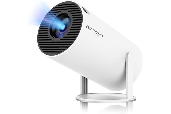 Mini Portable Projector, Support 4K 1080P with Dual-Band WIFI6 5G Wireless 5.0 Bluetooth Android 11,160 ANSI,180° Rotatable, Auto Keystone Correction, 35"-130" Screen Video Projector