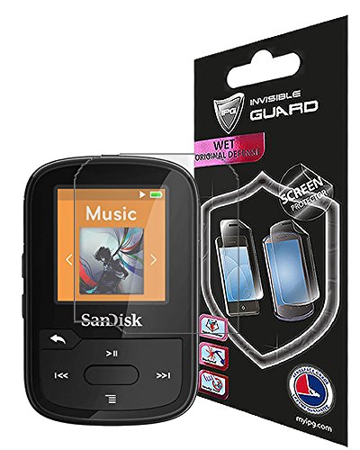 for SanDisk Clip Sport Plus (2 Units) Screen Protector Invisible Ultra HD Clear Film Anti Scratch Skin Guard - Smooth/Self-Healing/Bubble -Free by IPG