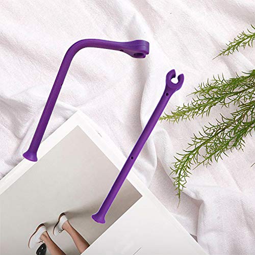 YouU Tether Silicone Dishwasher Attachment Silicone Stemware Saver Flexible Stemware Holder Dishwasher Wine Glass Protector (Purple/8 pcs)