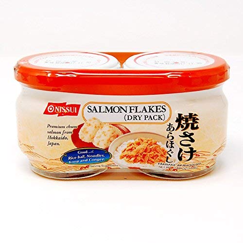 Nissui Salmon Flakes(Dry Pack) 3.88 oz (4 Pack) Grocery