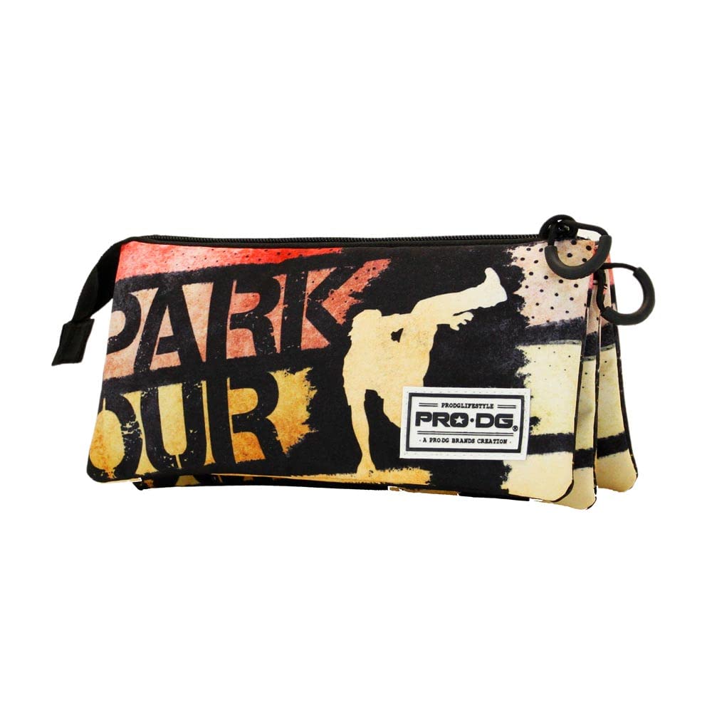 PRODG Bounce-FAN Triple Pencil Case, Multicolour