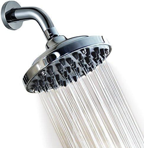 WantBa 6 Inches (57 Jets) Rainfall High Pressure Disassembly Capacity Shower Head Powerful Rain Spray Showerhead by…