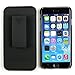 Sean Hard Protective Armor Carrying Case with Swivel Belt Clip for iPhone 6 4.7 Inch + 1 Pcs S-smile Stylus (Black)