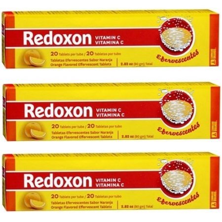 Redoxon Effervescent Vitamin C Tablets, 1000 mg, 2.82 oz/80 grams, 3 Count