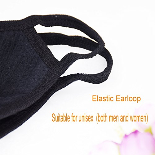 3 Pcs Activated Carbon Anti Dust Face Mouth Mask, WITERY Warm Anti Dust Mask Anti-fog Mask Antibacterial Activated Carbon Earloop Mouth Mask Face Masks for Men Women