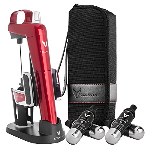Coravin Model Two Elite Pro Wine Preservation System, Candy Apple Red