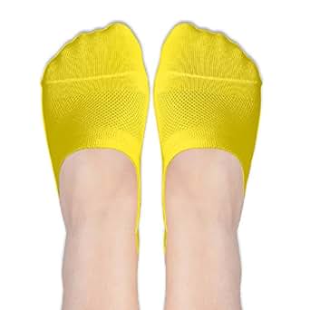 No show socks for women yellow