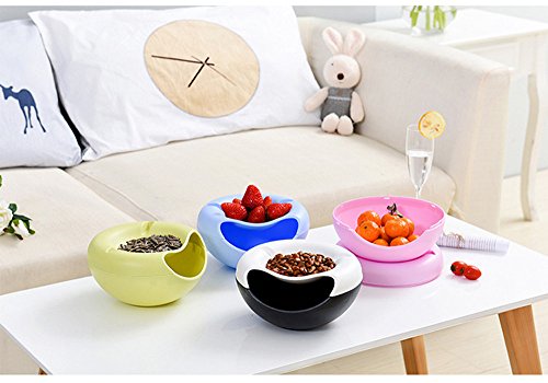 Transer Creative Shape Bowl Perfect For Seeds Nuts And Dry Fruits Storage Box (Pink) - Thumbnail 2