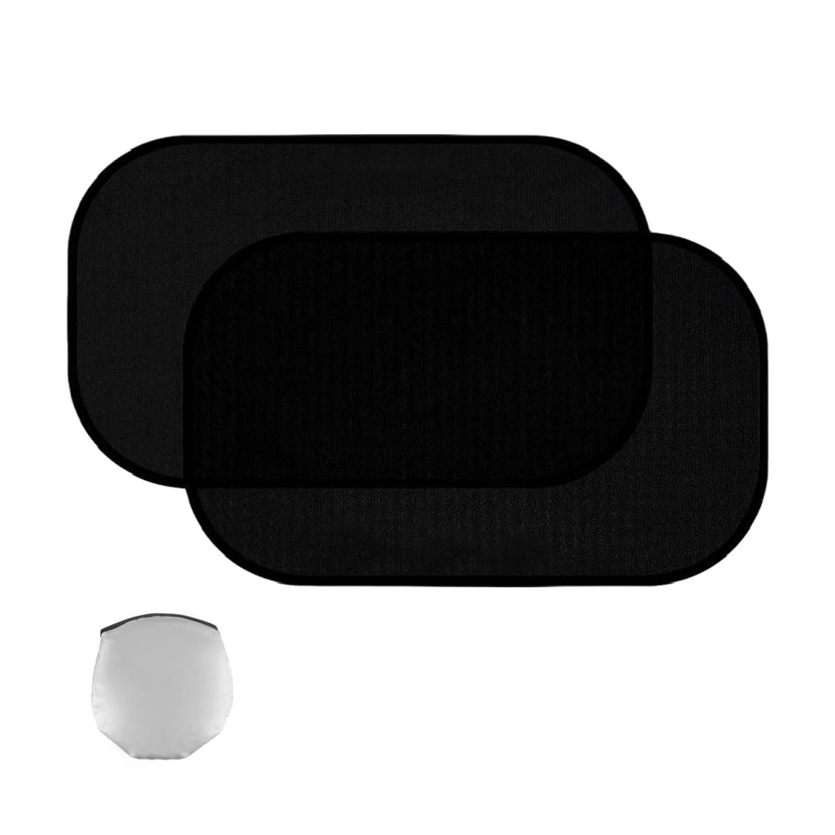 Photo 1 of Ohleats 2 PCS Car Window Shades, 21"×14" Mesh Auto Side Window Sun Shade Blocker for Baby, Sunshade Protector with Glare Heat UV Rays Protection for Your Child, Interior Car Accessories (Black)