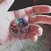 BOUTIQUELOVIN Chakra Crystal Tree of Life Necklace 30