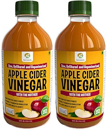 Nutrinelife Apple Cider Vinegar For Weight Management Acv 500 Ml