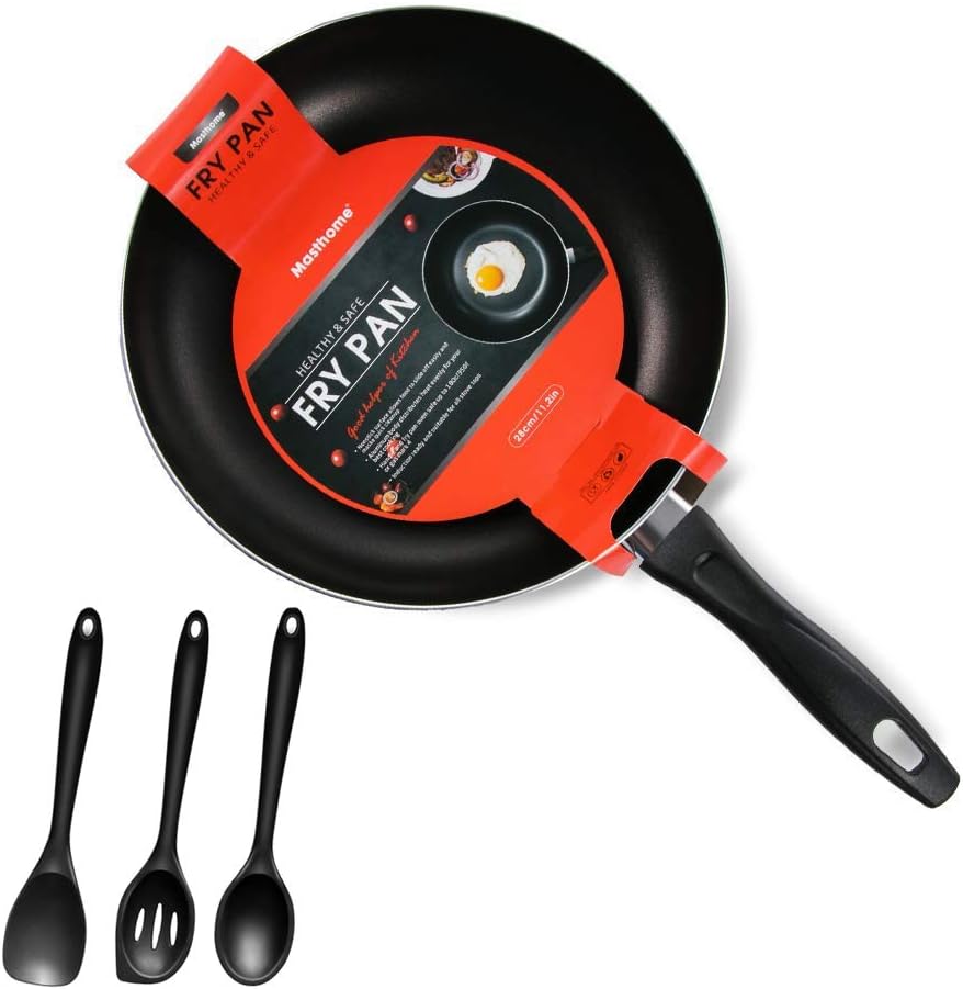11.2 Inch Fry Pan with Household 3Piece Suit Lightweight