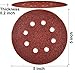 120-Piece Great Value,Sandpaper Discs,Sanding disc,Sandpaper disc Sandpaper,5 Inch 8 Hole Hook and Loop Sandpaper Sanding Disc Sandpaper Sanding Sheets Assorted 40 60 80 120 150 240 Grits Sander