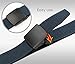 JASGOOD Unisex Nickel Free Belt 1.5 In Nylon Adjustable Web Belt with Plastic Buckle