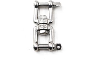 Flomore Swivel Double Shackle 304 Stainless Steel Boat Anchor Chain Connectors