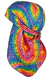 Tie Dye Skull Cap 1960s Hippie DESERT Bandana Head