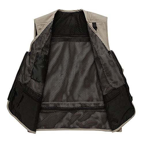 Herren/Männer Nner Jagd und Anglerweste,Gerweste,Arbeitsweste,Mit Multi Taschen Bequeme Größen Design,Multifunktionell… – Bild 6