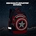 Kids Backpack,Captain America Waterproof Comic School Bag Book Bag for Boys