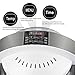 Hometech Patented 1200W 13L Spaceship Air Fryer Deep Fryer (Healthy No Fat Oil-Free, 6 One-touch Cooking Options, Far Infrared 3D Heating Technology for Kitchen Cooker), White
