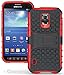 Cocomii Hand Grenade Galaxy S5 Active Case, Slim Thin Matte Vertical & Horizontal Kickstand Reinforced Drop Protection Fashion Phone Case Bumper Cover Compatible with Samsung Galaxy S5 Active (Red)