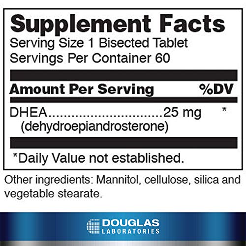 Douglas Laboratories DHEA 25 mg Micronized Supplement to Support