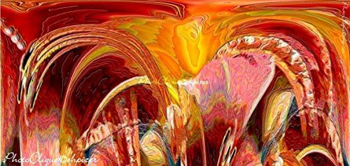 Luminescence (#2) / Abstract Surreal Floral Wall Art/Digital Art - Fine Art Photography Print