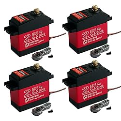 4Pcs DSSERVO DS3225MG 25KG Waterproof Metal Gear