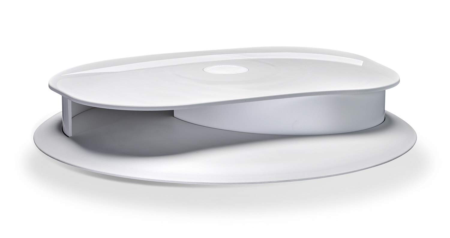 Flettner Low Profile Vent Slimline Van Wind Driven Rotating Roof Vent - White