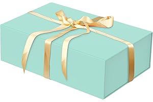 HAVREPAC Luxury Large Gift Box 13.8"x9"x4.3" Storage Box Ribbon Magnetic Closure for Luxury Packaging Box for Mother's Day, Birthdays, Bridal Gifts,Weddings