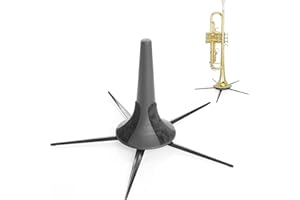 WHELPAW Adjustable Trumpet Stand Flugelhorn Holder– Long-lasting, Lightweight, Foldable Design with Enhanced Stability and Protection – Ideal for All Trumpet Players