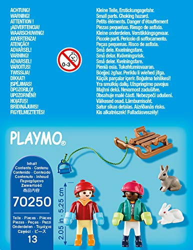 PLAYMOBIL Special Plus 70250 Kinder mit Schlitten, ab 4 Jahren – Bild 4