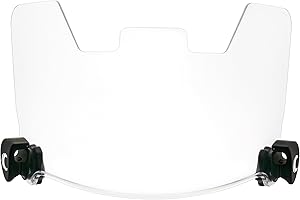 Cannon Sports Football Visor - Flat Lens Technology, Anti-Fog & Scratch-Resistant - Fits Adult & Large Youth Football Helmets