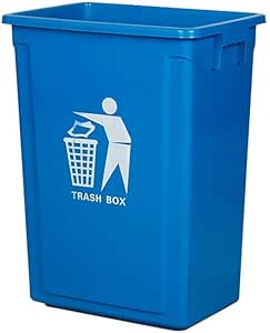 POETRY Tribu de Basura Bote de Basura Azul sin Tapa Hogar Cocina Bote