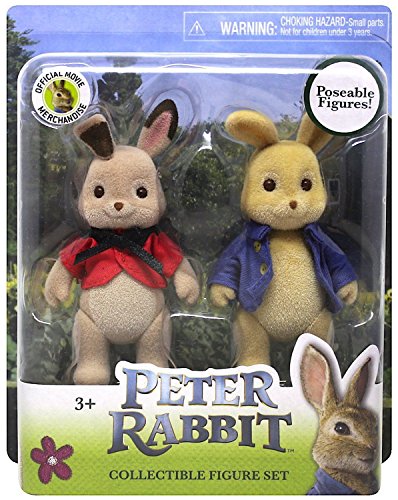 Peter Rabbit Collectible Poseable Figure Set 3.5