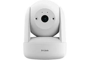 D-Link 2K Pan & Tilt Wi-Fi Camera w/ 360 Degree View, Full 2K 1296p Resolution, Sound & Motion Detection, 2-Way Audio, Cloud 