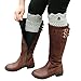 Cozy Design Women's Winter Knitted Hollow out Boot Cuffs