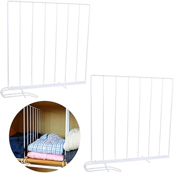 Vinfutur 2er Set Regaltrenner Kleiderschrank Eisen Regalteiler Schrankteiler Ohne Bohren Kleiderschranksystem Regalsystem Ordnungssystem Hilfe Fur Kleiderschrank Badezimmer Kuche Bucherregal Amazon De Kuche Haushalt