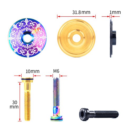 Yuehua Headset Screws Titanium Alloy for MTB Bicycle #7