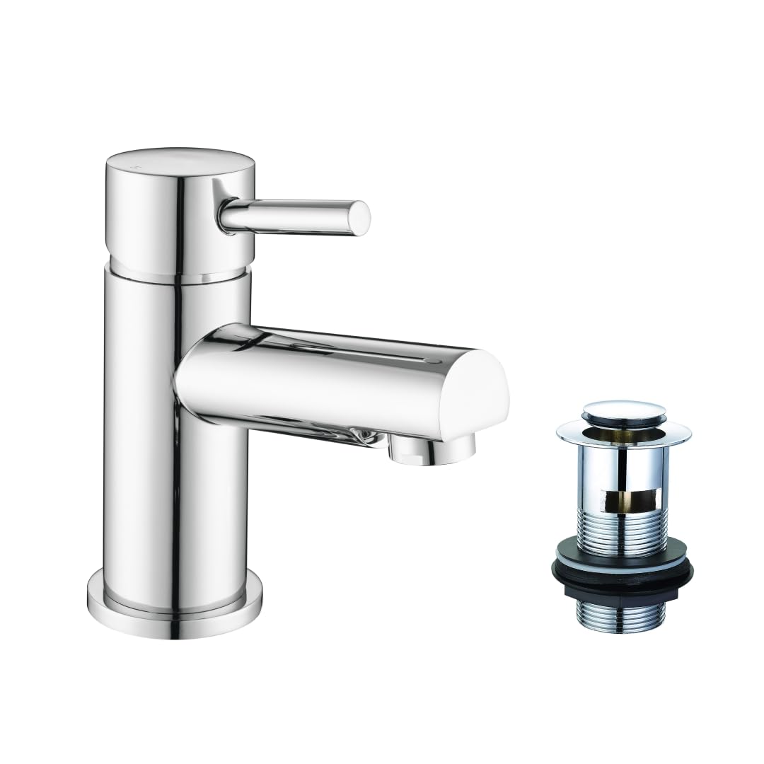 iBathUK | Cloakroom Basin Sink Mixer Tap Chrome Bathroom Faucet TB3010