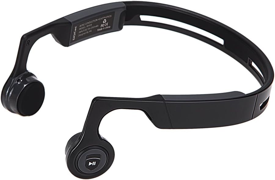 Bone Conduction Headphones, Wireless HD Stereo Open Ear Headset Bluetooth 4.1 Sport Earphone Built-in Mic for Bluetooth Enabled Devices - NO Wire Tangles, No Hearing Loss, Sweatproof, Water Resistant