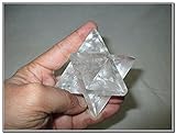 Rare New Natural Cystal Quartz Large 2" Merkaba