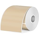 FINDAT Khaki Thermal Labels 1.97×3.12 Inch Vinyl Rectangle Stickers for M110 M120 M220 M221 Waterproof Portable Direct Printer Label for Business Logo Design 100 PCS